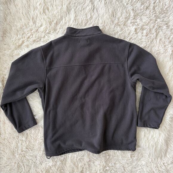 Bass Pro Shops Men's 1/4 Zip Gray Fleece Embroidered Logo, size L - Picture 2 of 7